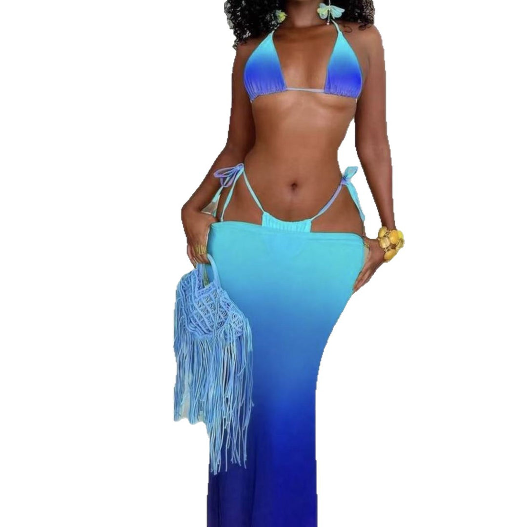 Damen Bandeau Bikini und Maxirock Set Echo Archiv