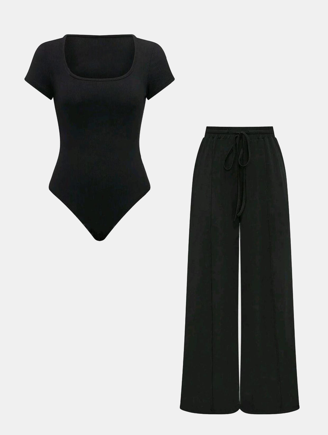 Damen Lässiges Strick-Zweiteiler-Set mit weitem Schnitt und hochwertigem Material Echo Archiv