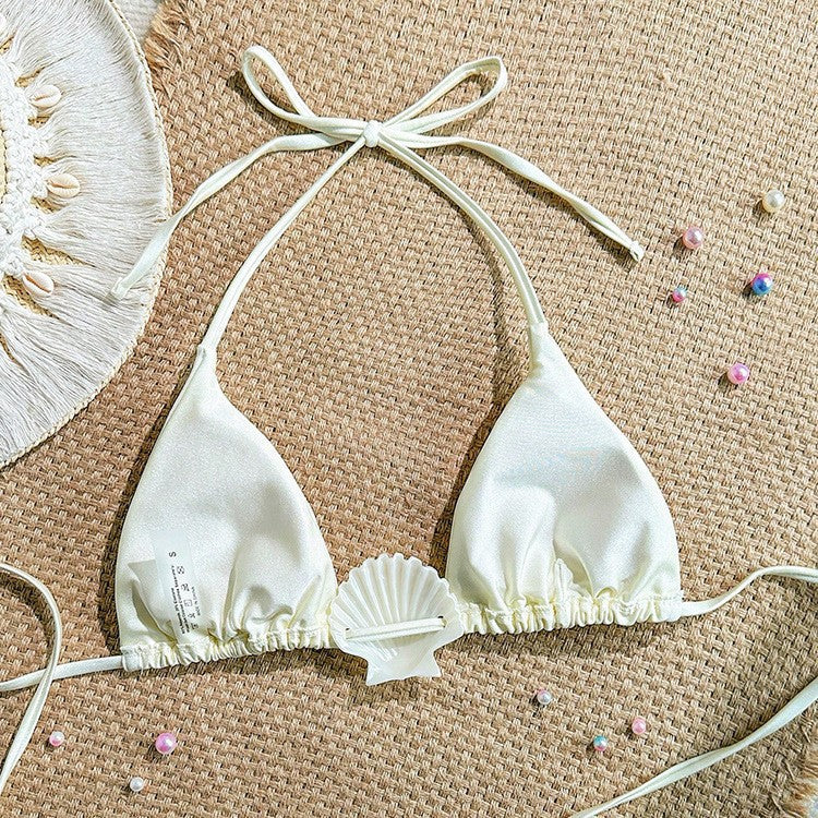 Damen Triangel-Bikini mit romantischem Muschel-Detail Echo Archiv