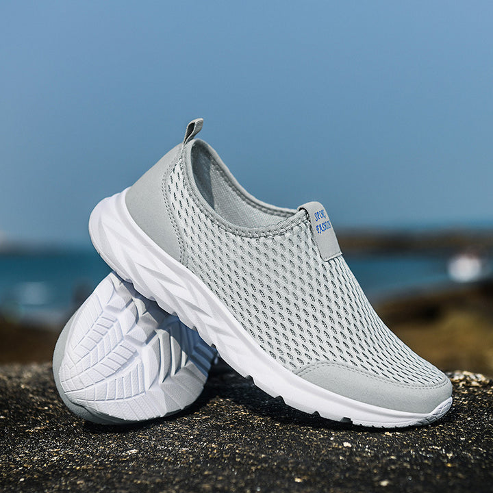 Unisex Atmungsaktive Schlupfsneaker aus Mesh mit rutschfester Leichtsohle – Norré