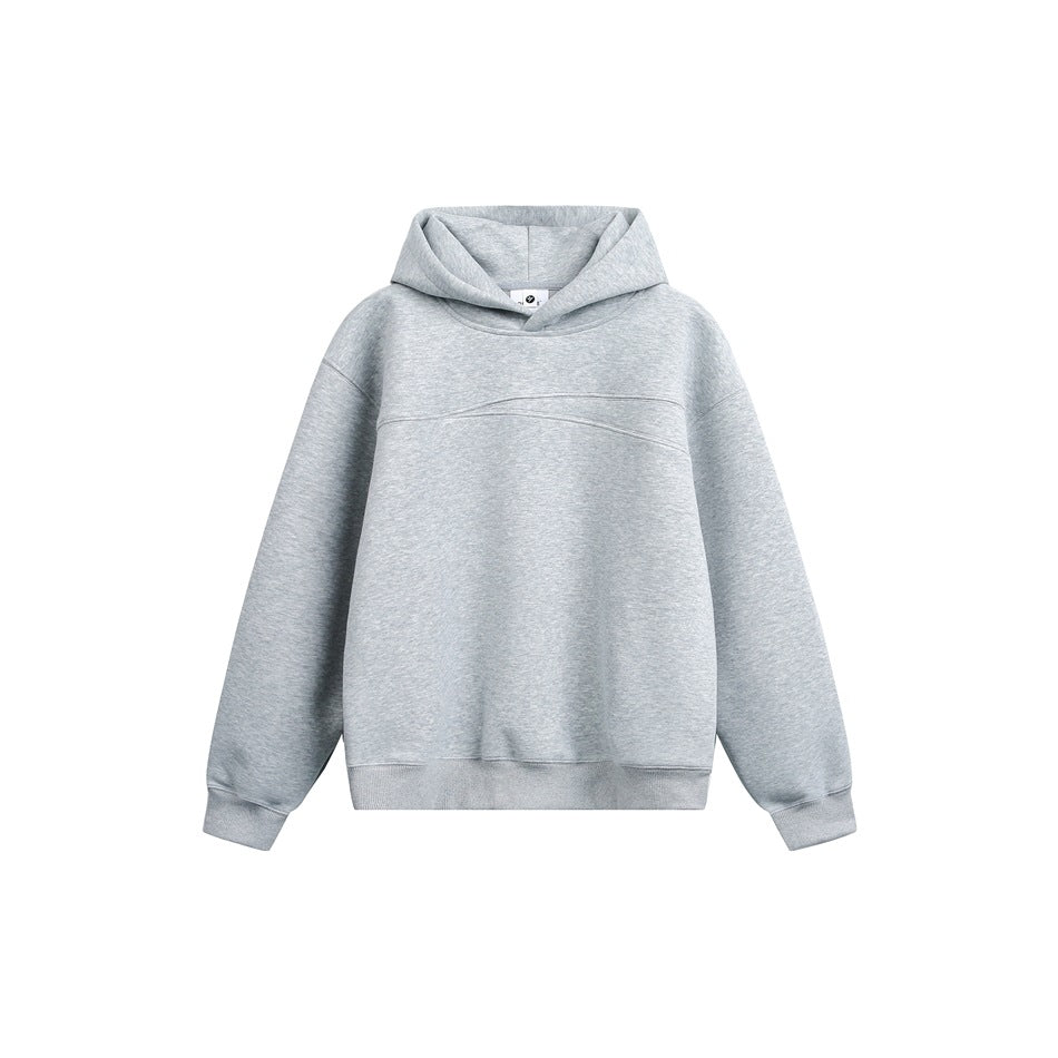 Unisex Kapuzenpullover mit Oversize-Schnitt und dezenter Brustpasse Echoarchiv