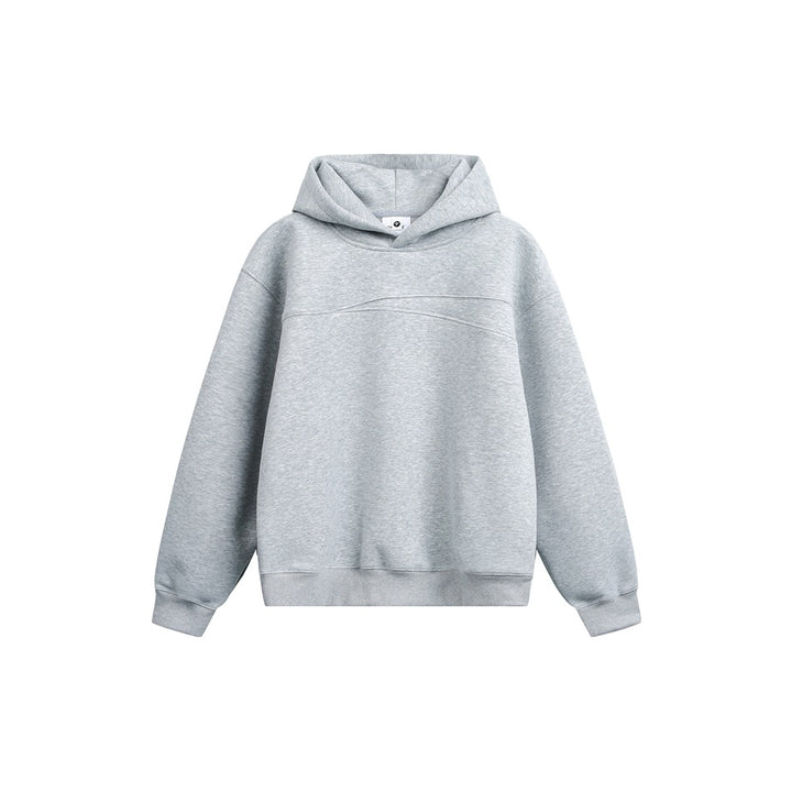 Unisex Kapuzenpullover mit Oversize-Schnitt und dezenter Brustpasse Echoarchiv