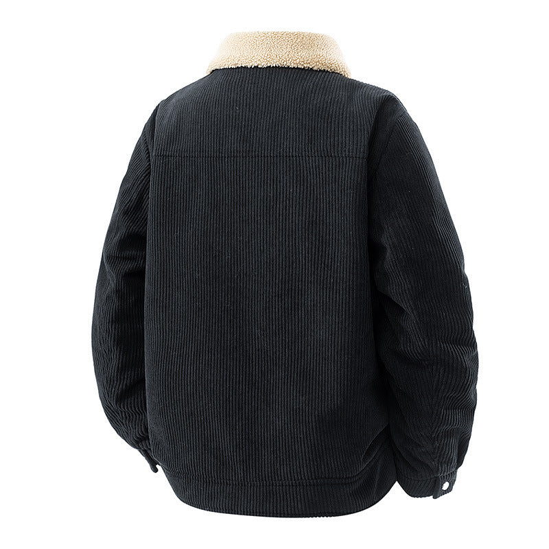 Herren Warme Cordjacke Echo Archiv