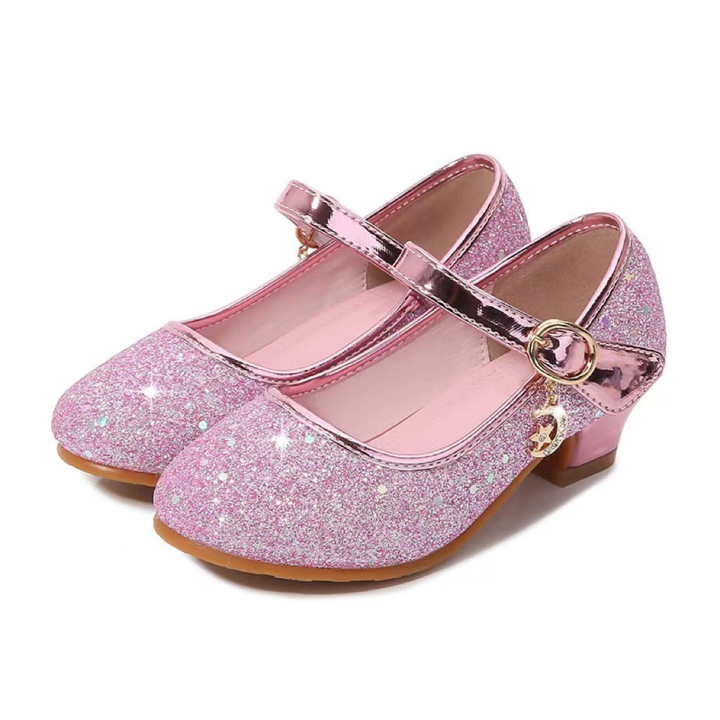 Mädchen Glamouröse Ballerinas mit verstellbarem Riemen Echo Archiv