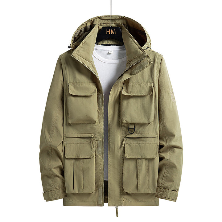 Herren Trendige Utility-Jacke Echo Archiv