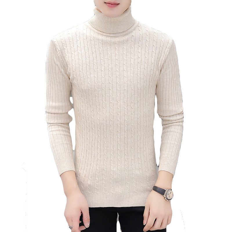 Herren Rollkragenpullover im stilvollen Rippstrickdesign Echoarchiv