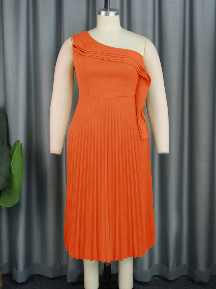 Damen Elegantes Wickelkleid mit asymmetrischem Rüschen-Design Echo Archiv