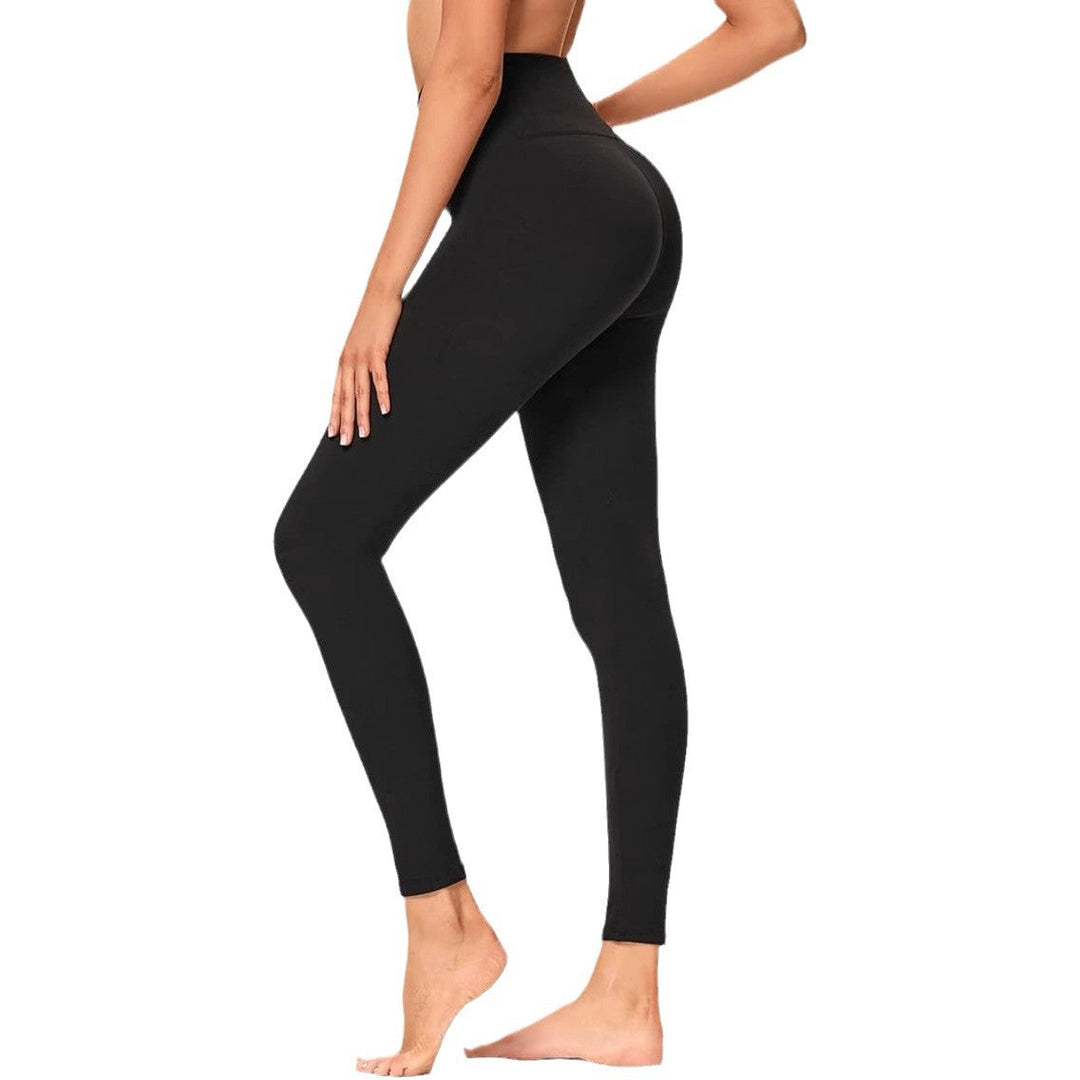 Damen Hochtaillierte Sportleggings Echoarchiv