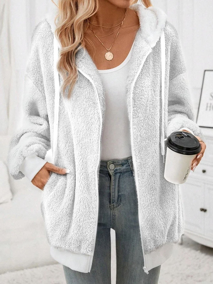 Damen Kuschelige und modische Fleecejacke Echo Archiv