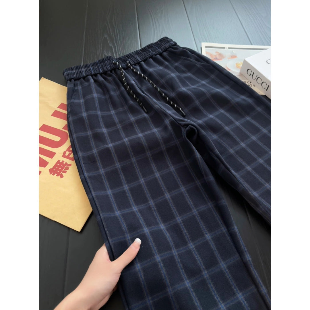 Damen Modische Karohose Echo Archiv