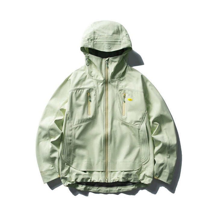 Unisex Technische Softshell-Fieldjacke mit verschweißten Nähten, vier Reißverschlusstaschen und verlängerter Rückenpartie Echo Archiv