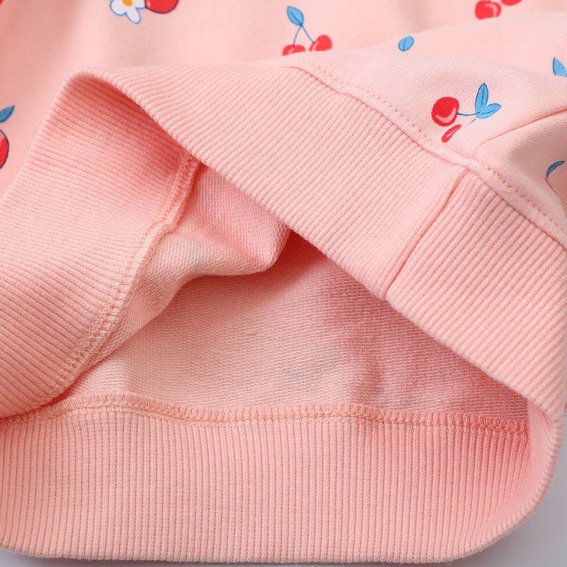 Mädchen Sweatshirt mit fröhlichem Kirsch-Design Echo Archiv