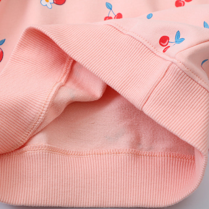 Mädchen Sweatshirt mit fröhlichem Kirsch-Design Echo Archiv