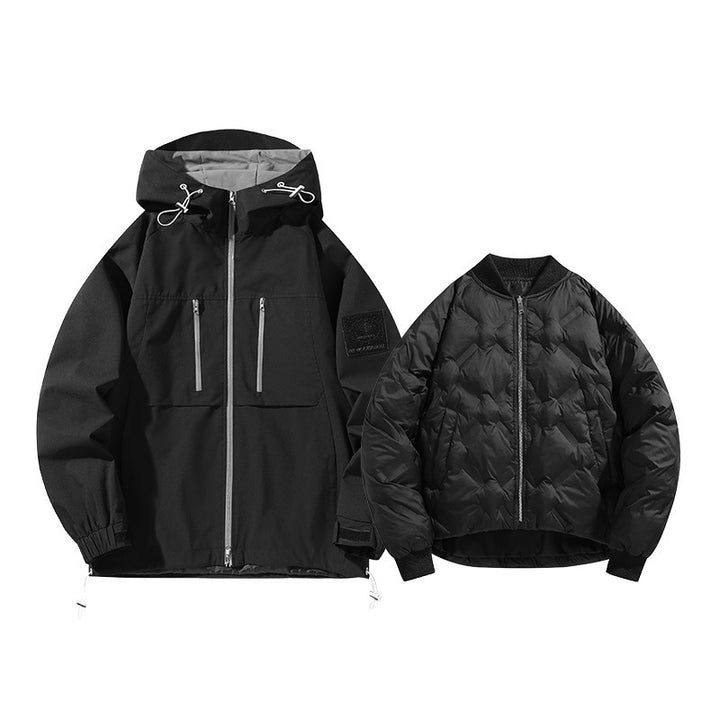 Damen Multifunktionale Übergangsjacke mit abnehmbarer Innenjacke Echo Archiv