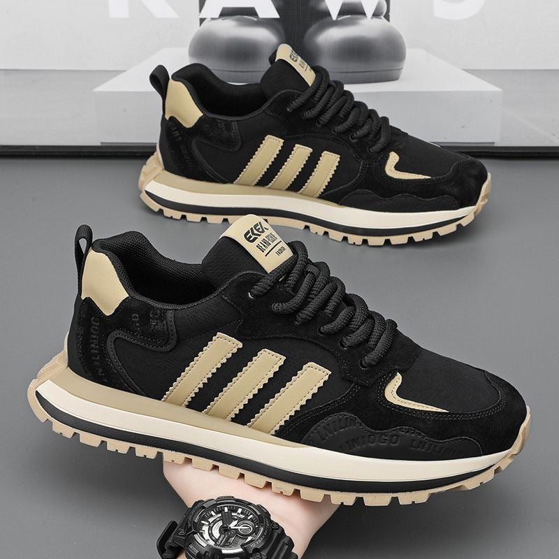 Herren Retro-Sneaker mit Wildleder-Overlays und gedämpfter Profilsohle Echoarhiv