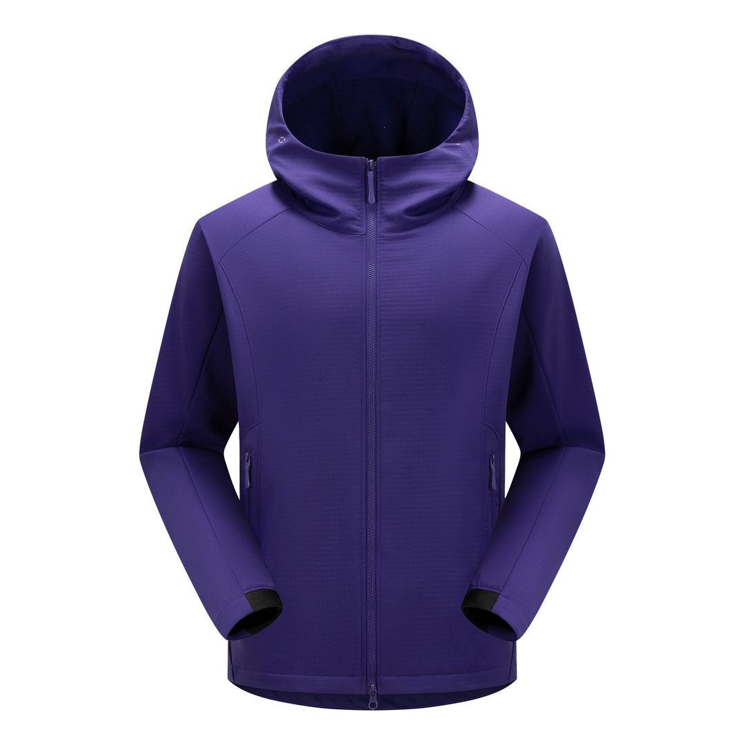 Herren Softshell-Funktionsjacke mit Wattierung, Kapuze & Zwei-Wege-Reißverschluss Echoarchiv