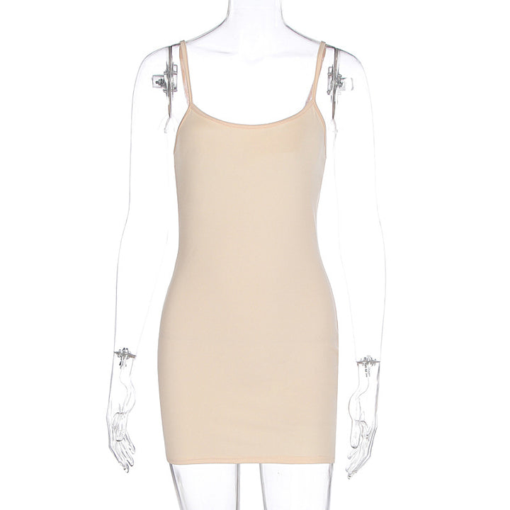 Damen Bodycon Kleid mit verstellbaren Trägern Echo Archiv