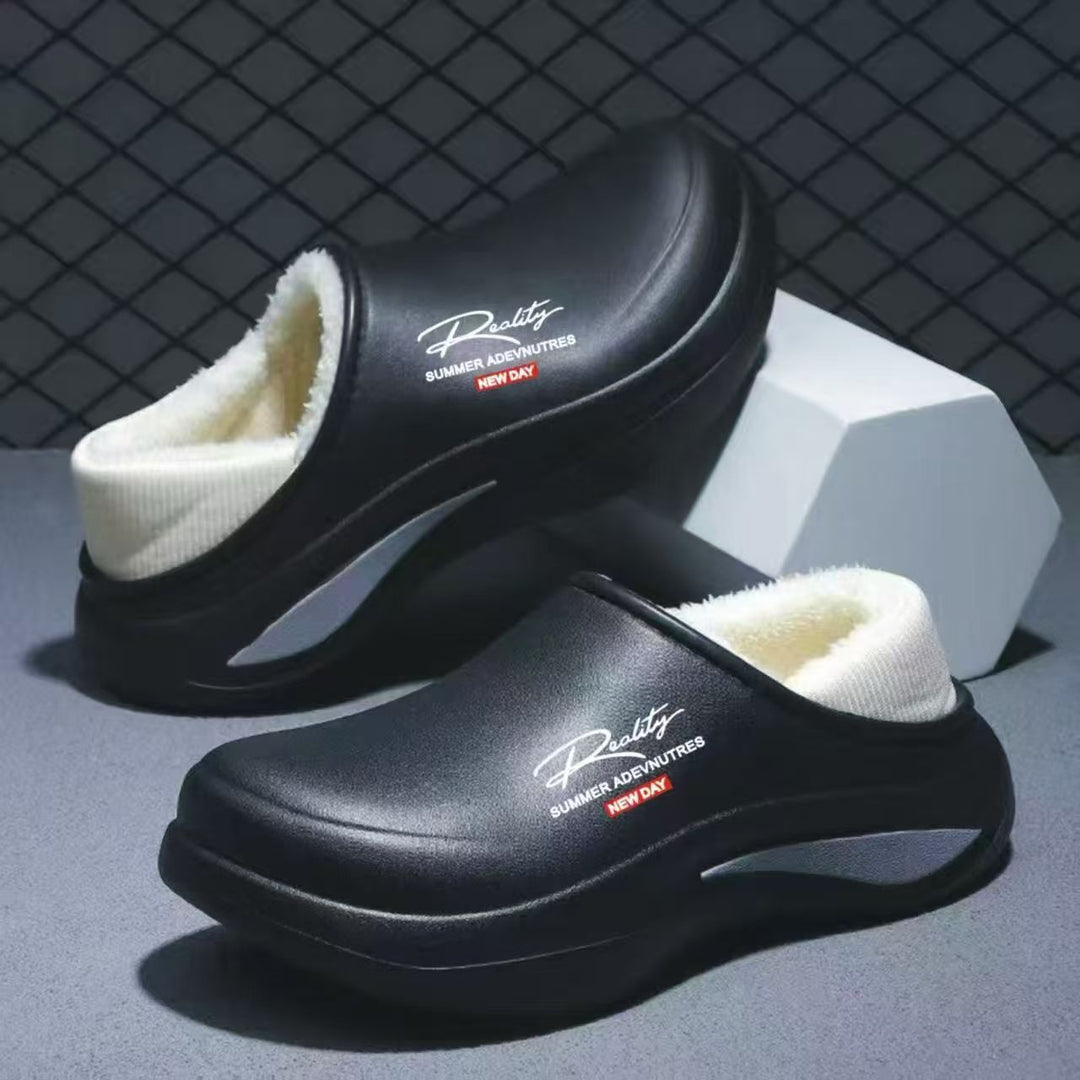 Damen Wasserdichte gefütterte Thermo‑Clogs mit weichem Schaftkragen und stoßdämpfender Leichtsohle Echoarhiv