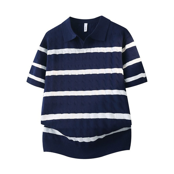 Damen Modisches Kurzarm-Strickoberteil – Mavelle