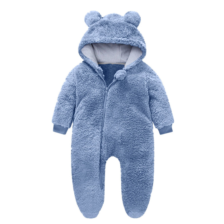 Kleinkind Fleece Overall mit Bärenohren – Montévia