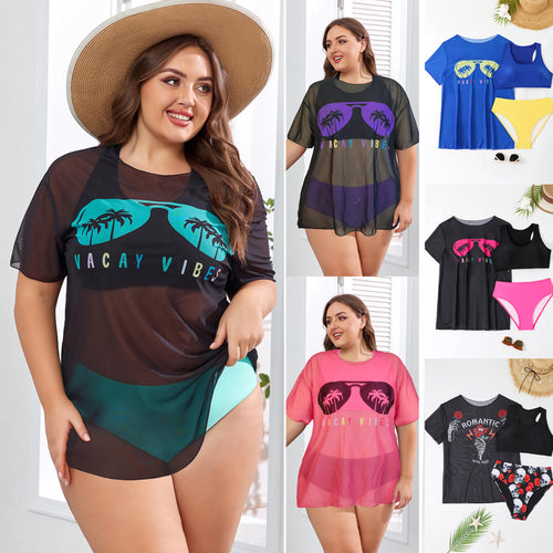Damen Freizeit-Bikini-Set mit Netzoberteil Echo Archiv
