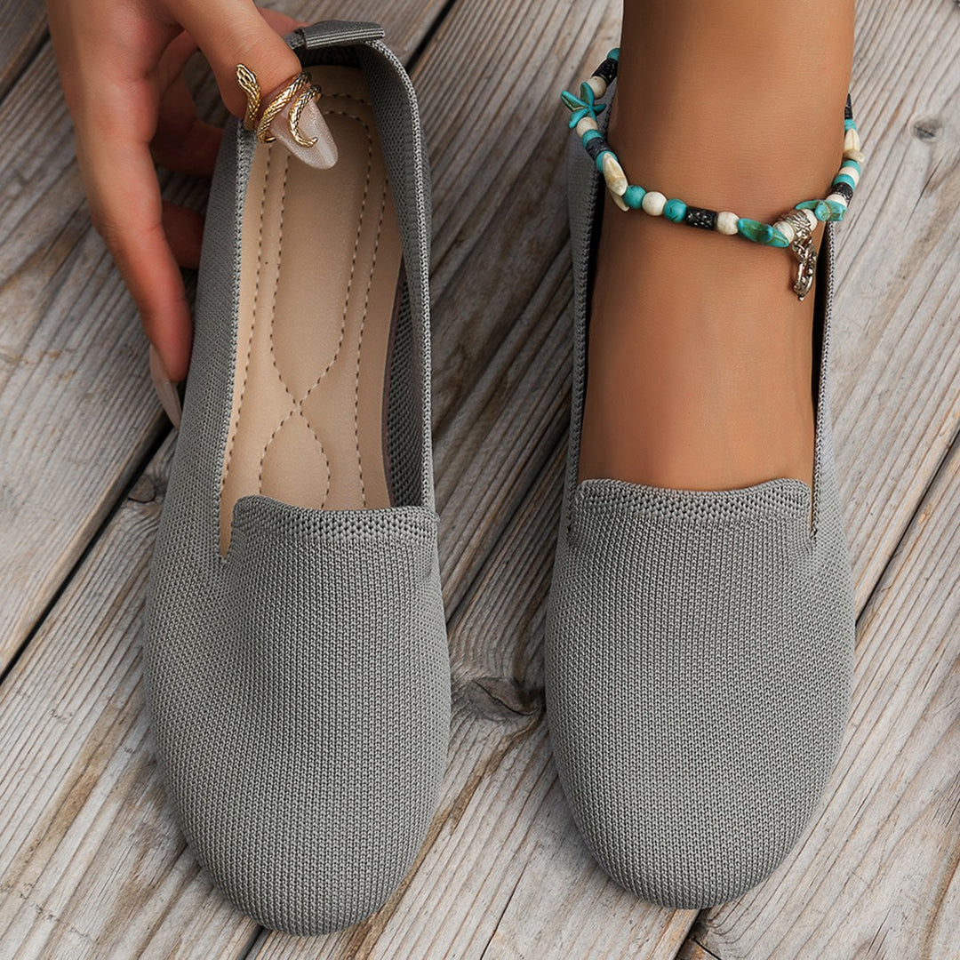Damen Flexible Strick‑Loafer mit gepolstertem Komfortfußbett und rutschfester Laufsohle – Lioré