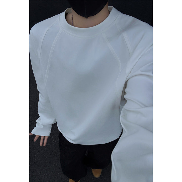 Herren Oversize Rundhals‑Sweatshirt mit Raglanärmeln und cleanem Minimaldesign Echo Archiv