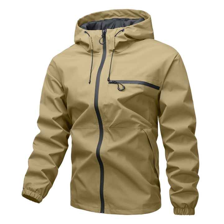 Herren Wetterfeste Kapuzenjacke Echo Archiv