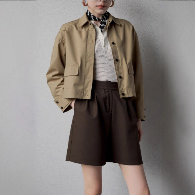 Damen Modische Utility-Jacke mit vielseitigem Design Echoarchiv