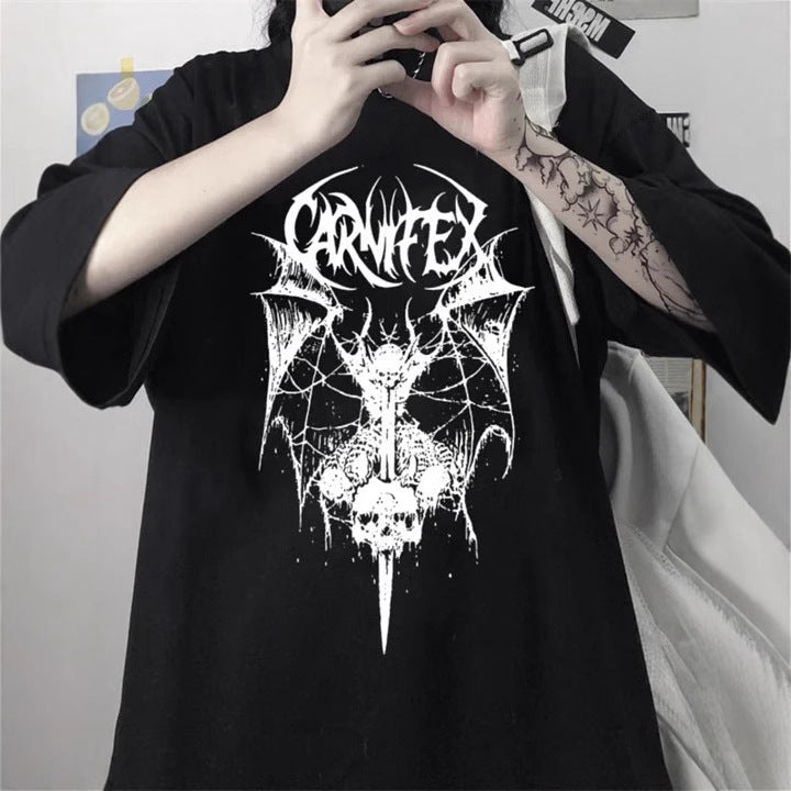 Damen Oversized T-Shirt mit dekorativem Schleifenmotiv Echo Archiv