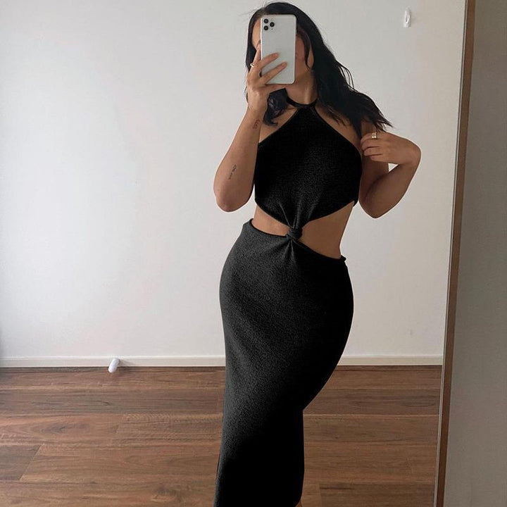 Damen Maxikleid mit cut-out Design und eleganter Knotendetail Echo Archiv