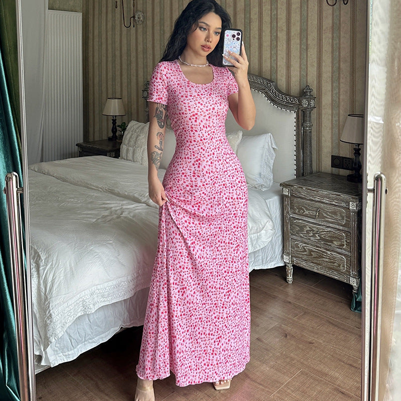 Damen Maxikleid mit floralem Muster Echo Archiv