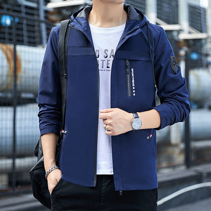 Herren Multifunktionale Sportjacke mit Kapuze Echo Archiv