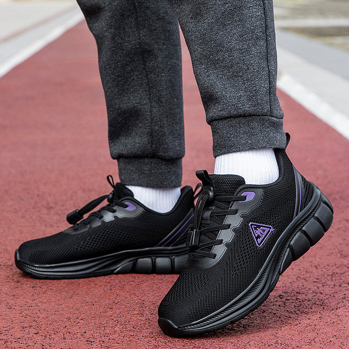 Damen nan leichter atmungsaktiver Strick-Walking-Sneaker mit Schnellzugverschluss und ergonomischer EVA-Dämpfung Echo Archiv