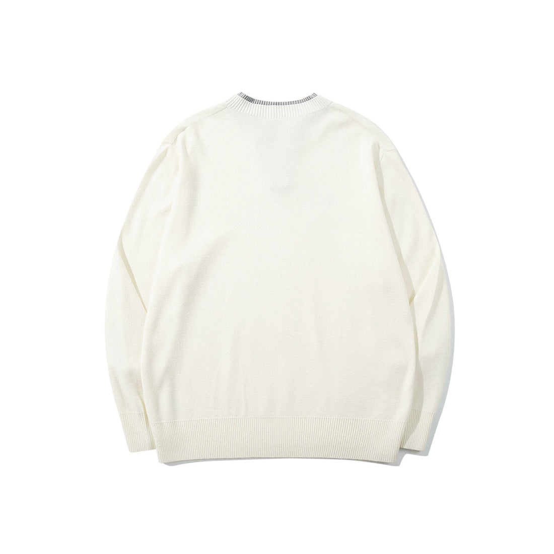 Unisex Gerippter Baumwollmix-Pullover mit Henley-Knopfleiste und Relaxed-Schnitt Echoarchiv
