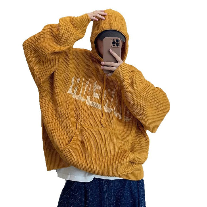 Damen Komfortabler oversized Hoodie mit grafischem Schriftzug Echoarchiv