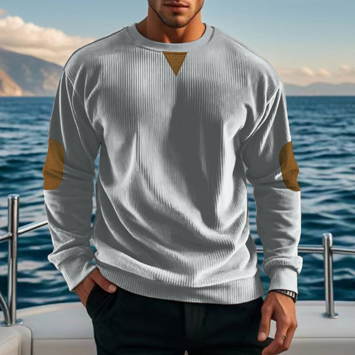 Herren klassischer Rippstrick Pullover Echoarchiv