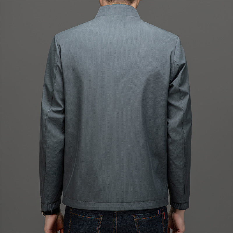 Herren Leichte Utility-Jacke mit hohem Kragen Echo Archiv