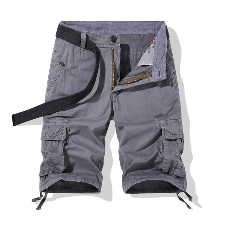 Herren vielseitige Cargo-Shorts mit praktischen Seitentaschen und verstellbarem Gürtel Echoarchiv