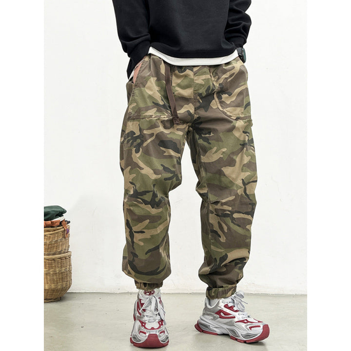 Herren Bequeme Camouflage Cargo-Hose Echo Archiv