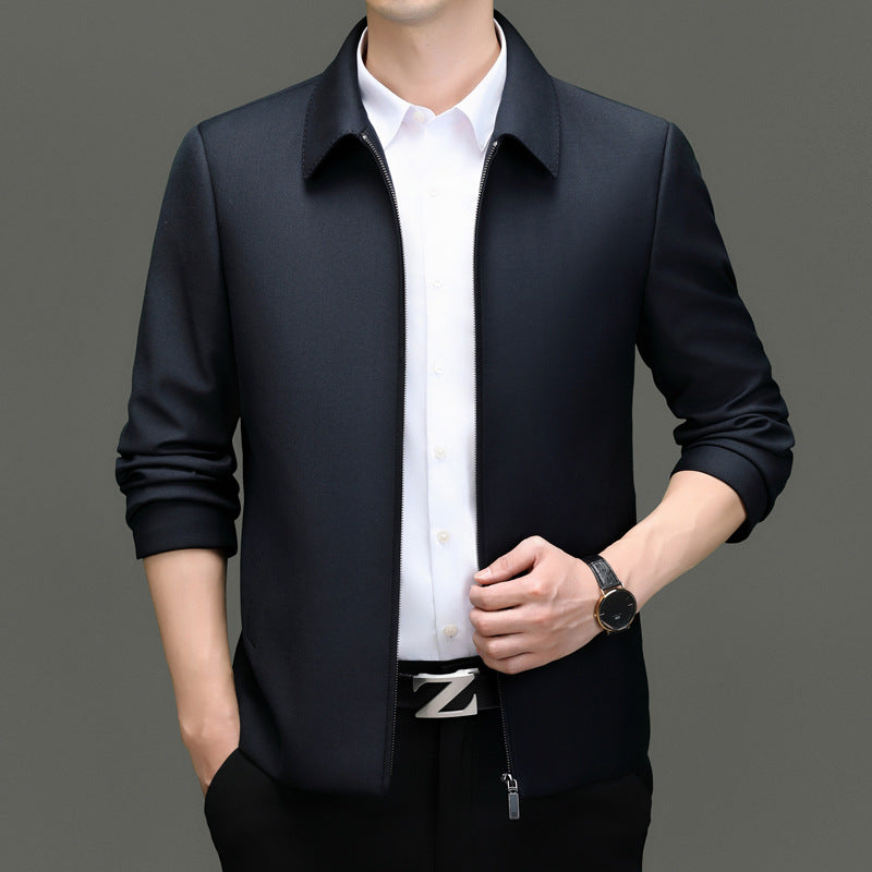 Herren elegante Übergangsjacke mit modernem Schnitt und praktischen Taschen Echoarchiv