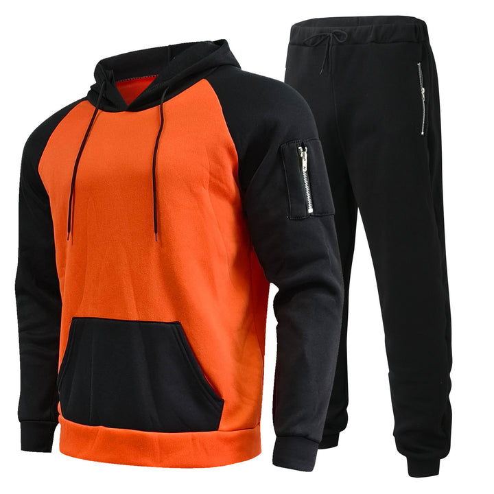 Herren Sportliches Hoodie- und Jogginghose-Set mit atmungsaktiver Struktur Echoarchiv
