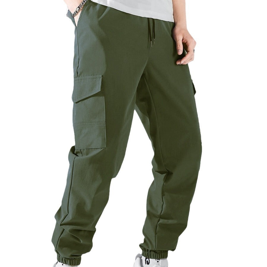 Herren Cargo-Jogginghose mit elastischem Bund und vielseitigen Taschen Echoarchiv