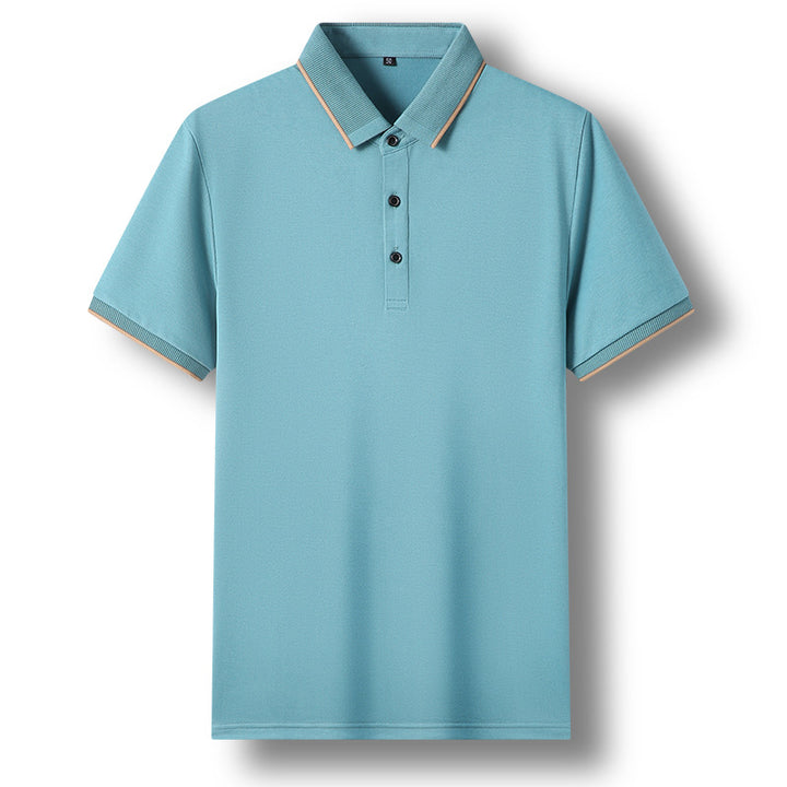 Herren Poloshirt mit feinem Piqué-Gewebe und kontrastierendem Kragen Echoarchiv