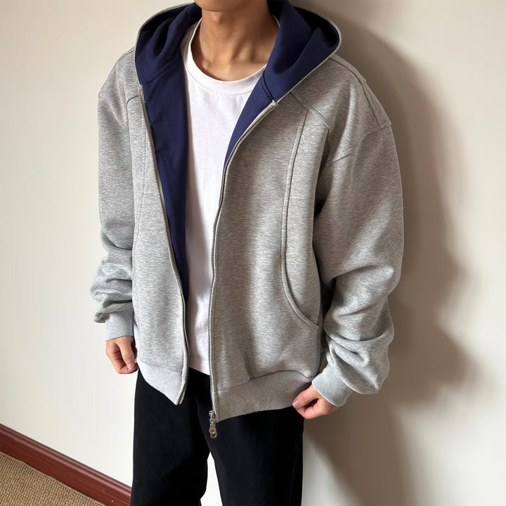 Herren Sportliche Fleecejacke Echoarchiv