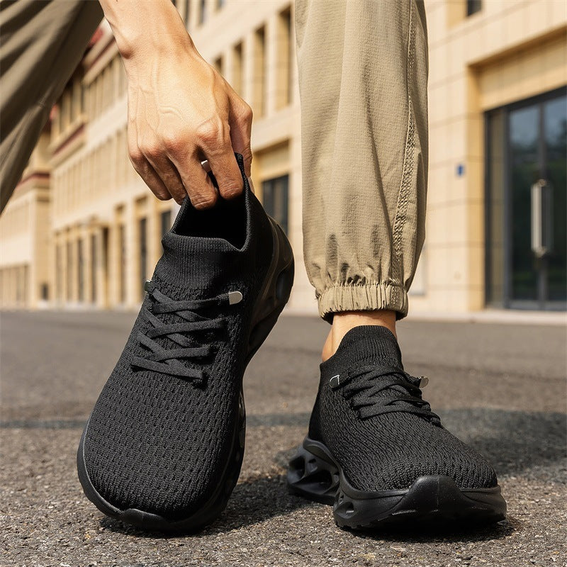 Unisex Atmungsaktive Strick-Sneaker mit sockenähnlichem Schaft und dämpfender Hohlsohle Echoarchiv