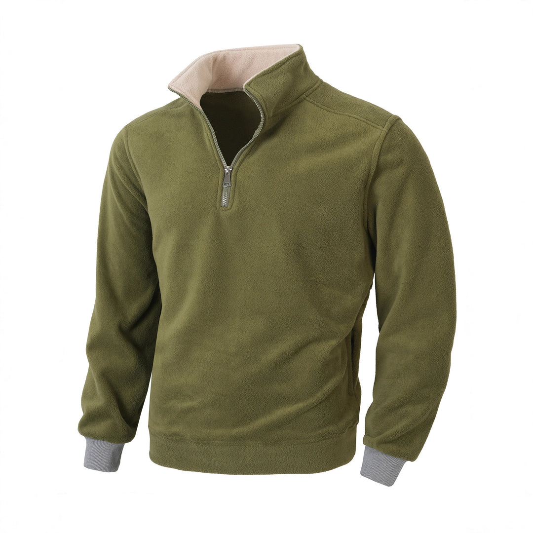 Herren Fleecejacke mit halblangem Reißverschluss Echoarchiv
