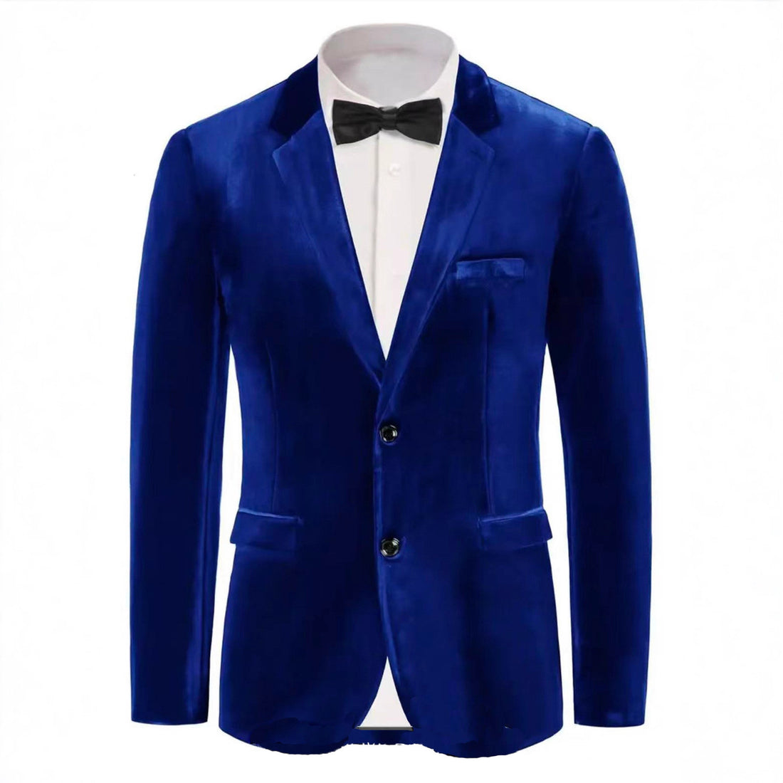 Herren edler Samt Blazer mit Finesse – Tianoro