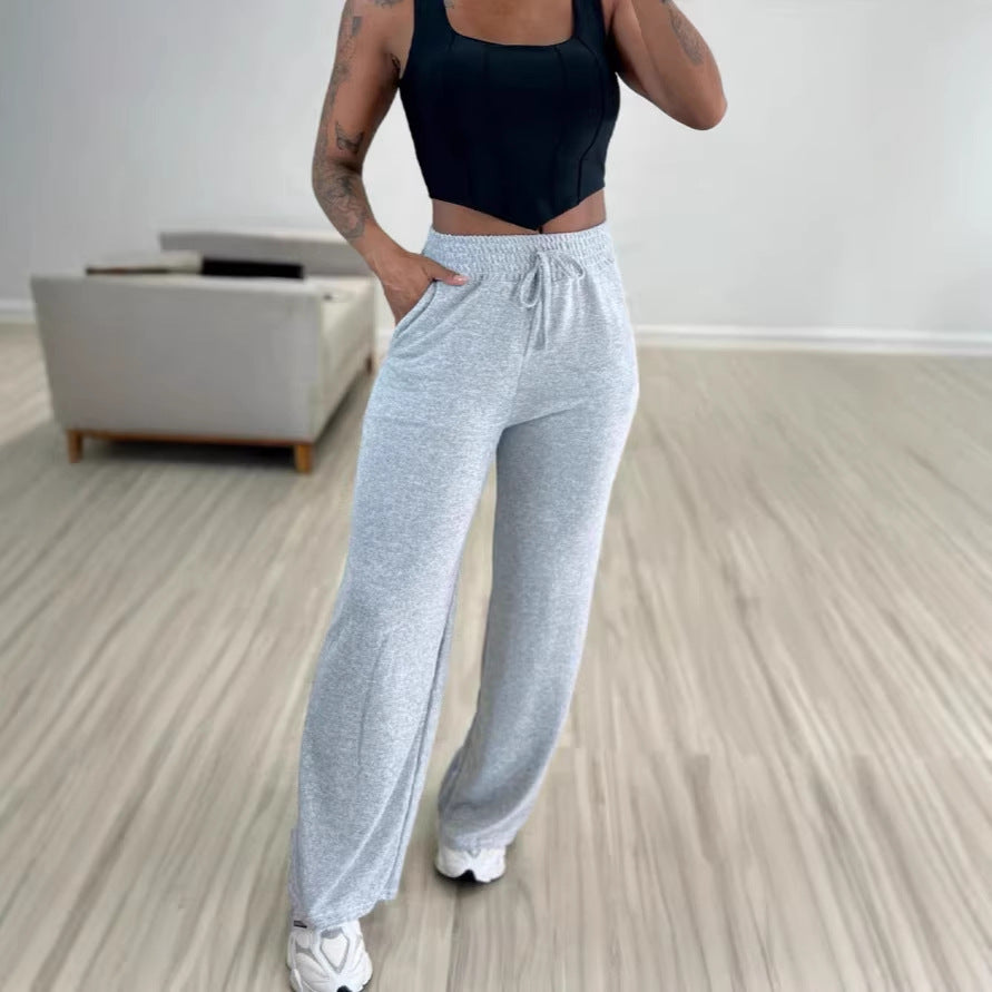 Damen Bequeme High-Waist Jogginghose Echo Archiv