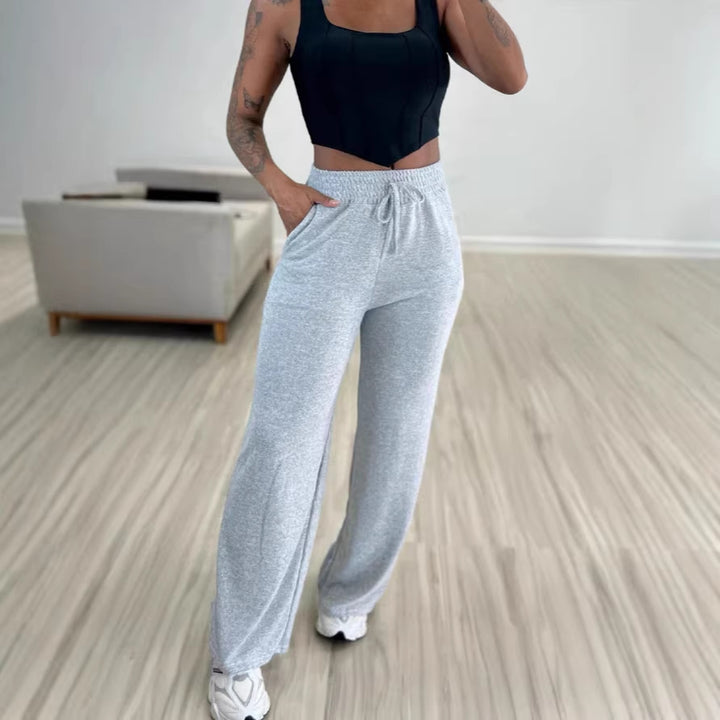 Damen Bequeme High-Waist Jogginghose Echo Archiv